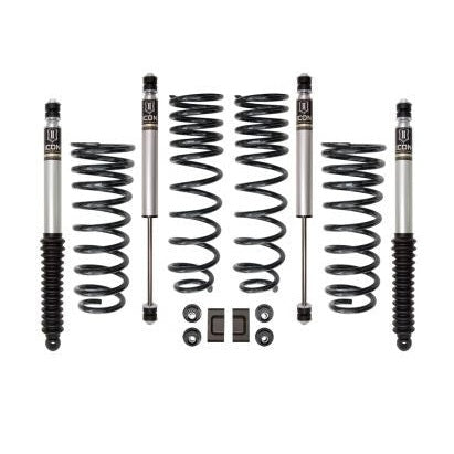 Complete ICON Stage 1 suspension system with shocks and coil springs for 1991-1997 Toyota Land Cruiser 80 Series.