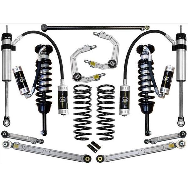 Complete Stage 6 suspension system with coilovers, springs, control arms, and UCAs for 2010+ Lexus GX460.