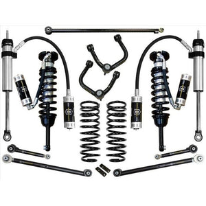 Complete Stage 6 tubular suspension system with coilovers, shocks, springs, and control arms for 2003-2009 Toyota 4Runner.