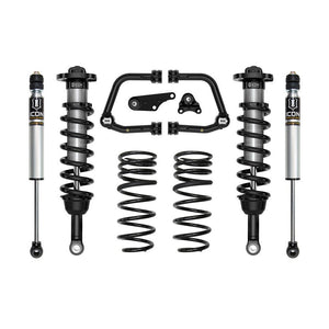 Complete 3-inch lift suspension system with coil springs, shocks, and tubular upper control arms for 2024 Land Cruiser 250 Series.