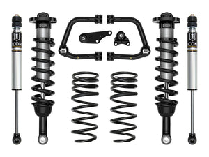ICON 2024+ Toyota Tacoma 1.25-3" Lift, Stage 2 Suspension System, Tubular UCA's + Overland Rear Springs