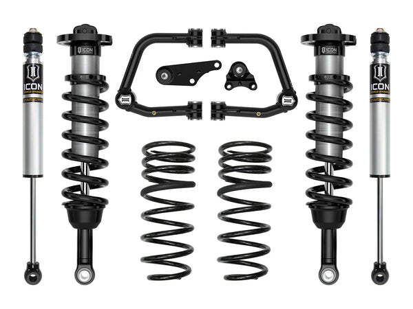 ICON 2024+ Toyota Tacoma 1.25-3" Lift, Stage 2 Suspension System, Tubular UCA's + Overland Rear Springs