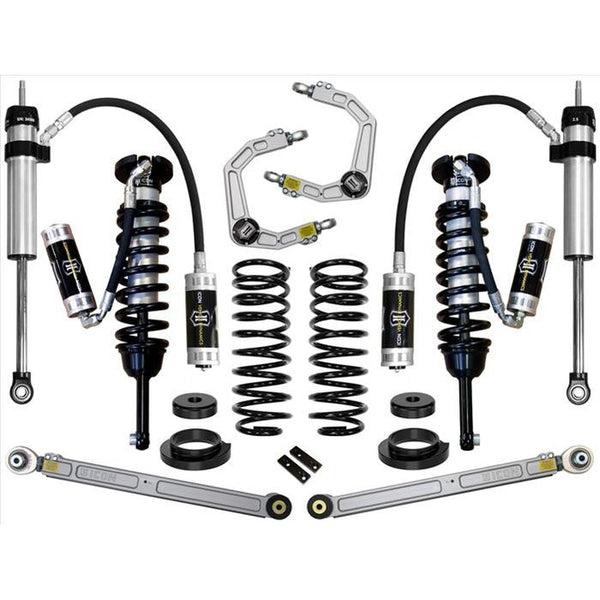 Complete Stage 5 suspension system with coilovers, springs, control arms, and UCAs for 2003-2009 Lexus GX470.