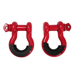 OPOR Metal Shackles - Powder Coated (Pair) - Red