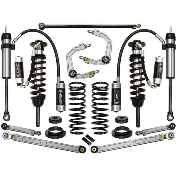 Complete Stage 7 suspension system with coilovers, shocks, control arms, and springs for 2003-2009 Lexus GX470.