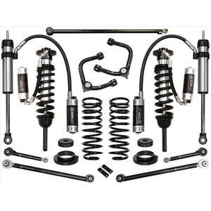 Complete Stage 7 tubular suspension system with coilovers, springs, and control arms for 2003-2009 Lexus GX470.