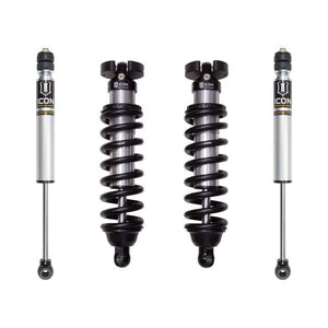 Set of four ICON Stage 1 coilover shocks and rear shocks for 1996-2002 Toyota 4Runner suspension upgrade.