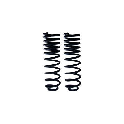Pair of black front coil springs for 2003 FJ Cruiser and 4Runner, medium load 70-180 lbs, 2-inch lift.