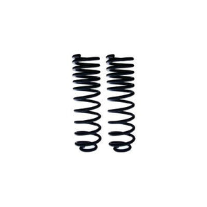 Pair of black front coil springs for 2003 FJ Cruiser and 4Runner, medium load 70-180 lbs, 2-inch lift.