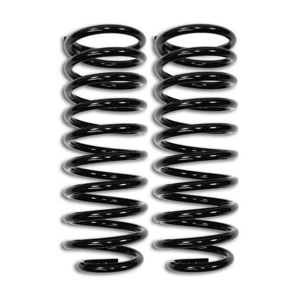 Pair of black rear coil springs for 2003-current Lexus GX470 and GX460 lift suspension.