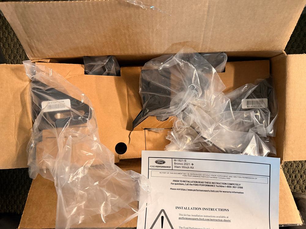Factory FORD Bronco 6G Winch mount NEW in box