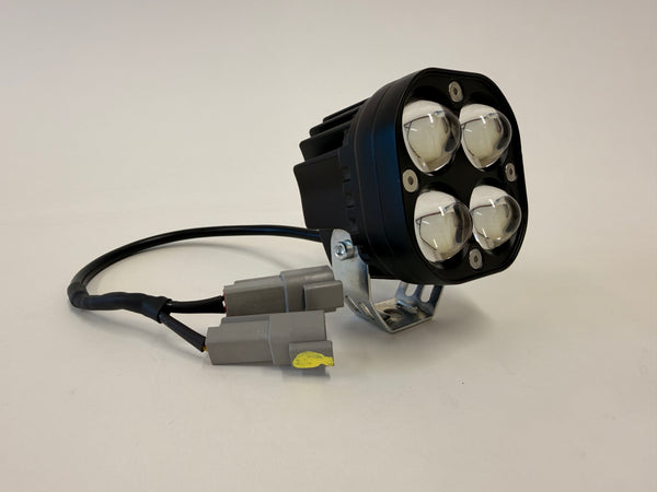 OPOR 20W LED Duel Color Amber/White Pod Light Flood Beam Pattern