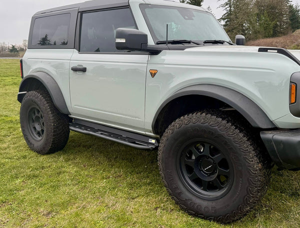 2021+ Ford Bronco 2-Door RRR Step Rock Sliders by Metal-tech 4x4