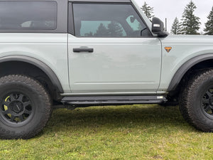 2021+ Ford Bronco 2-Door RRR Step Rock Sliders by Metal-tech 4x4