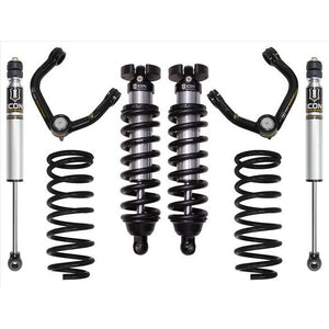 Complete Icon Stage 2 suspension system for 1996-2002 Toyota 4Runner including shocks, springs, and control arms.