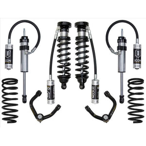 Complete ICON Stage 4 suspension system with coil springs, shocks, and control arms for 1996-2002 Toyota 4Runner.