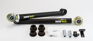 Metal Tech rear lower suspension links with bushings, mounting hardware, and brackets for 3rd Gen 4Runner.