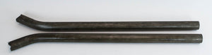Two black metal overhead bars for FJ40 Land Cruiser, shown side by side on white background.