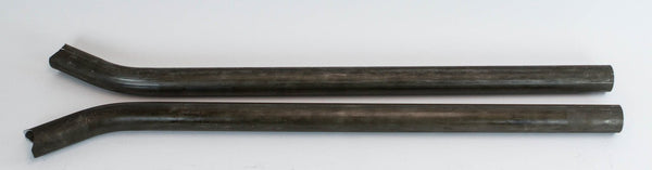 Two black metal overhead bars for FJ40 Land Cruiser, shown side by side on white background.