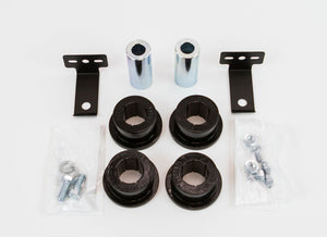 Metal Tech offset rear lower links kit for 2001-2007 Sequoia, including bushings, brackets, spacers, and hardware.