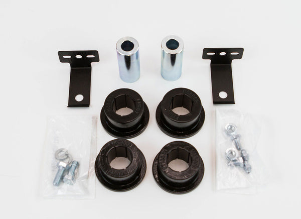 Metal Tech offset rear lower links kit for 2001-2007 Sequoia, including bushings, brackets, spacers, and hardware.