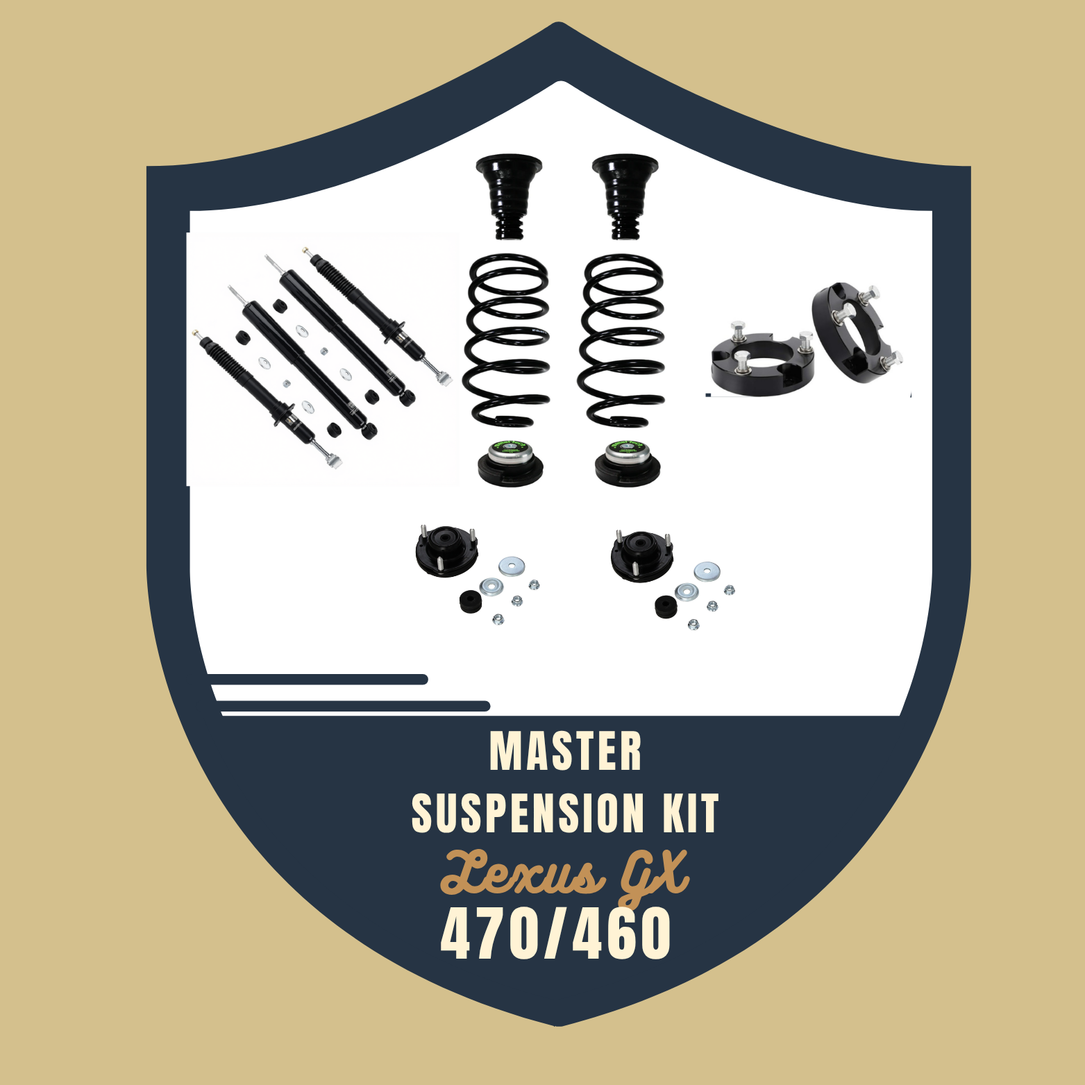 GX470 / GX460 Airbag Delete Conversion Kit – Complete Suspension