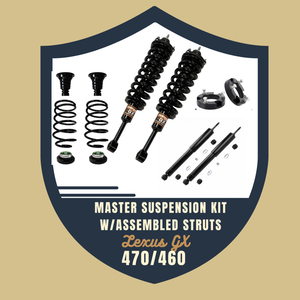 Lexus GX470 / GX460 Master Suspension Conversion Kit – Standard or Fully Assembled Front Struts