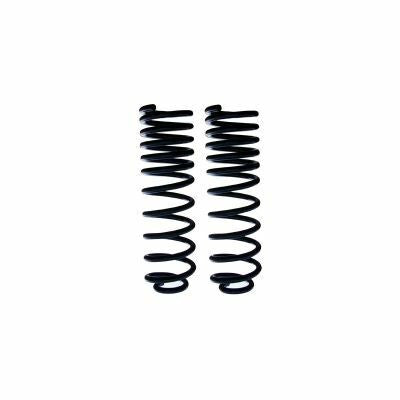 Pair of black front coil springs for 2003 Toyota 4Runner and FJ Cruiser, medium load, 2-inch lift, scratch and dent.